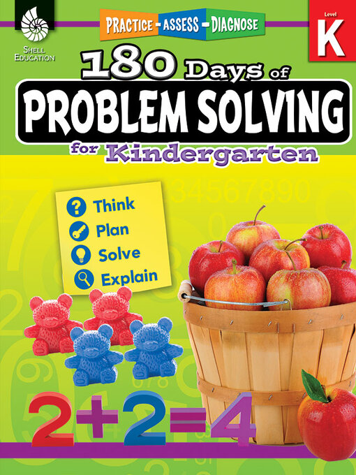 Cover image for 180 Days of Problem Solving for Kindergarten